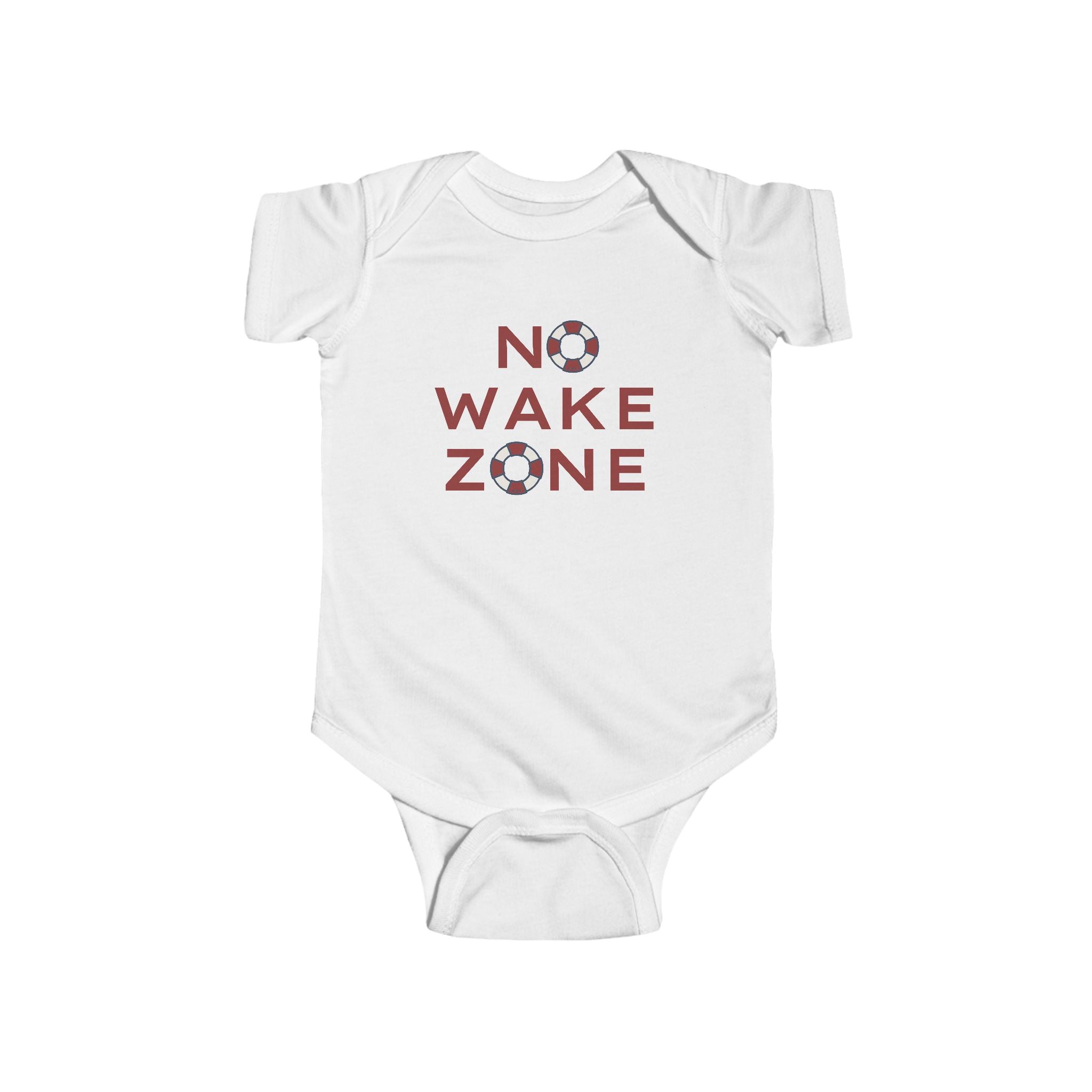 No Wake Zone Infant Jersey Bodysuit