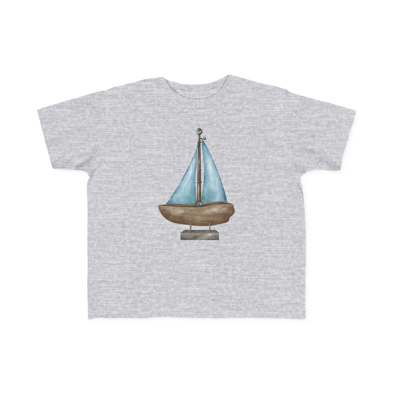 Watercolor Sailboat Toddler Jersey Tee - Light