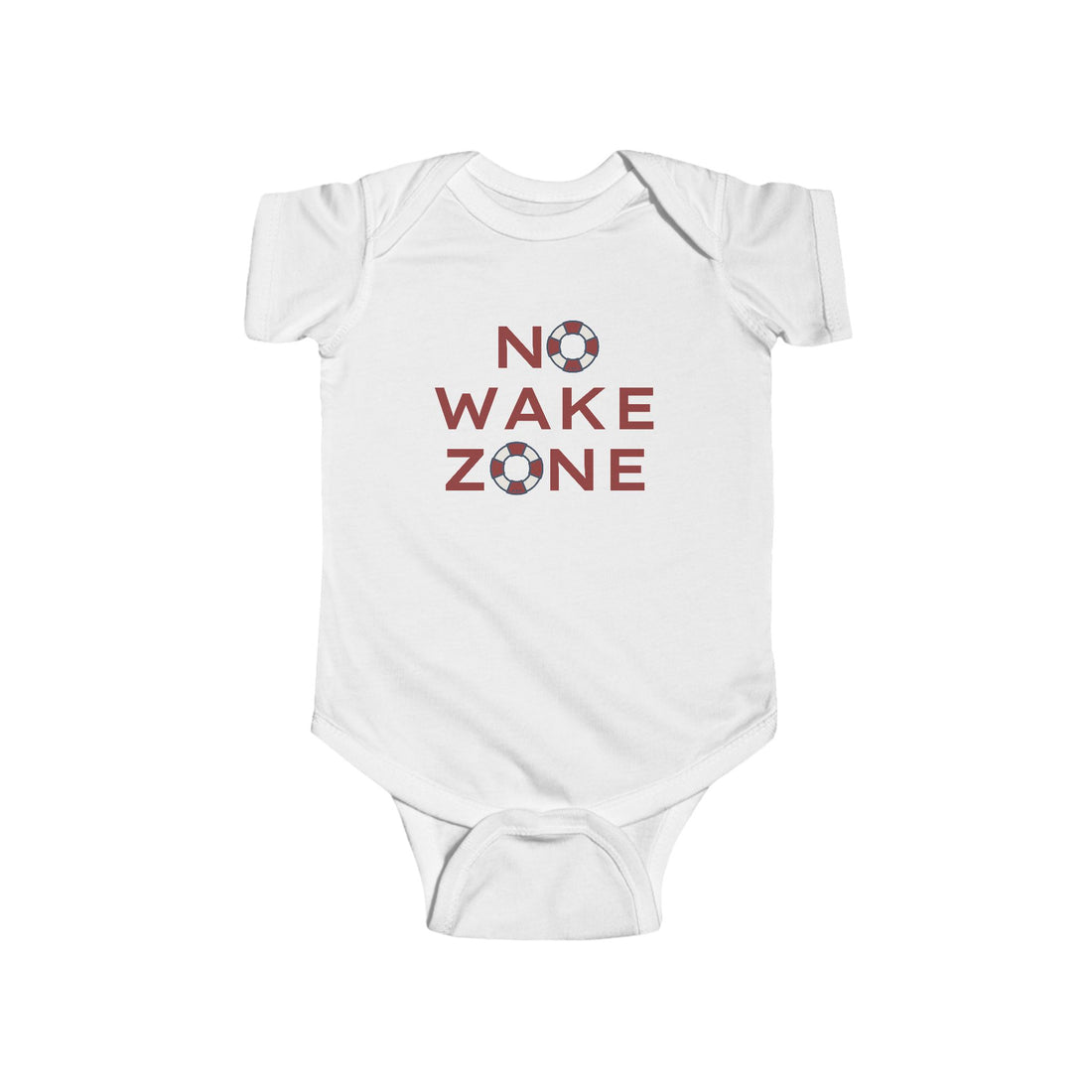 No Wake Zone Infant Jersey Bodysuit