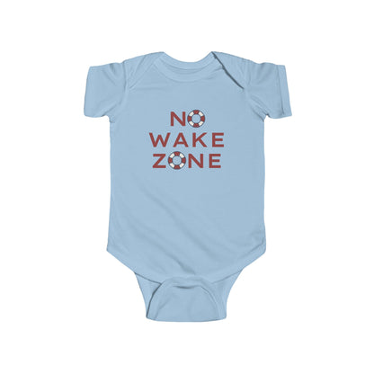 No Wake Zone Infant Jersey Bodysuit