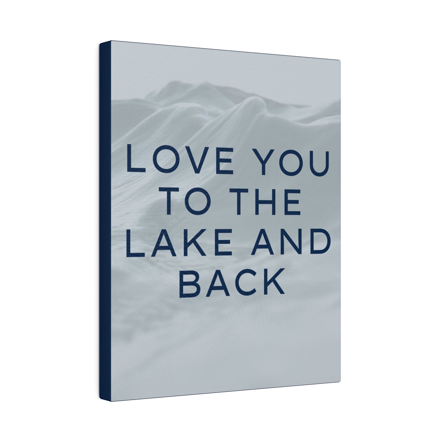 Lake and Back Canvas Print