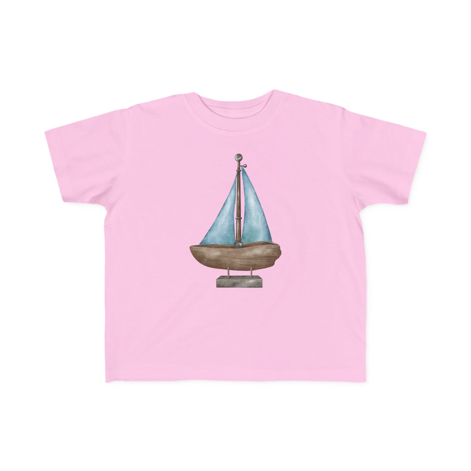 Watercolor Sailboat Toddler Jersey Tee - Color