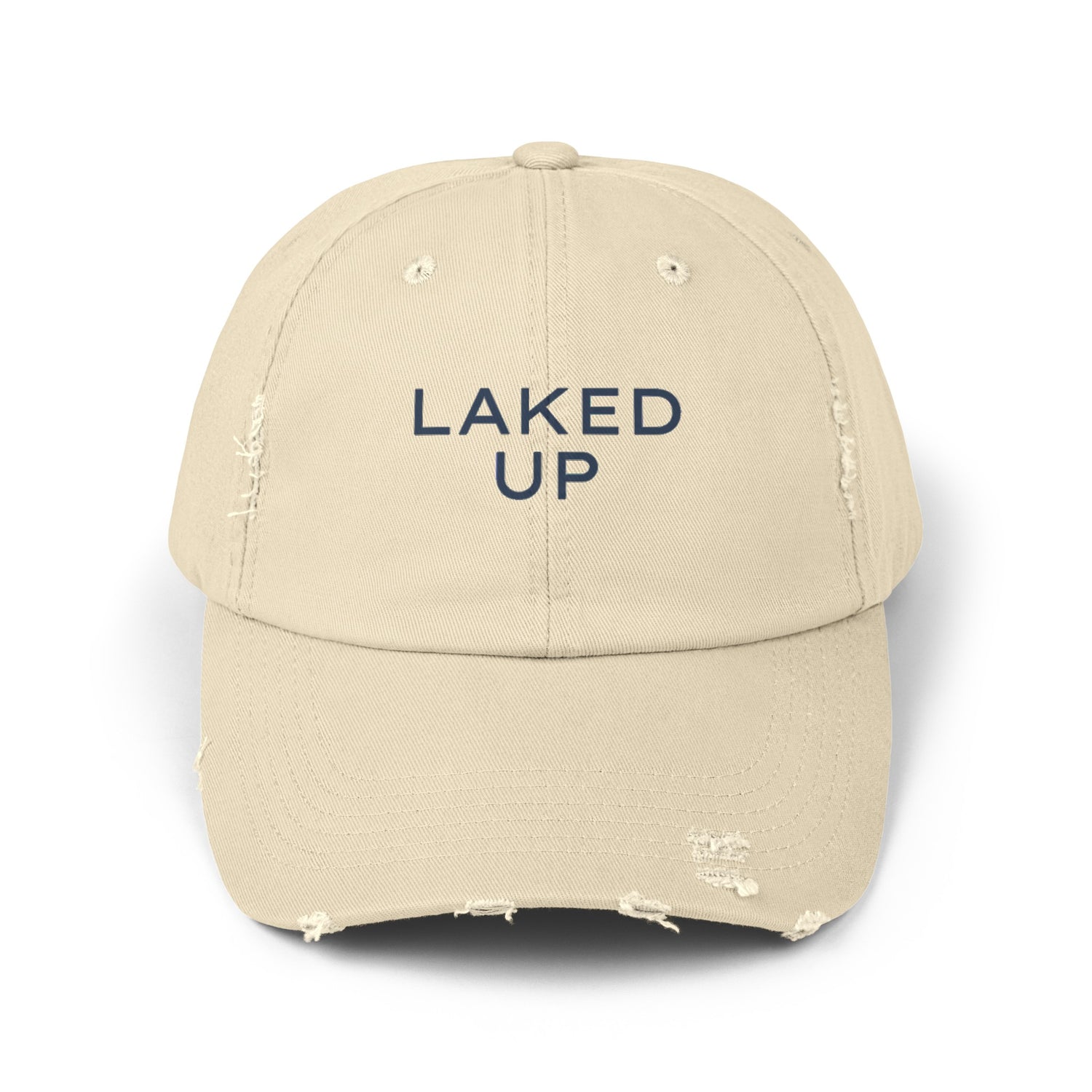 Laked Up Distressed Baseball Hat