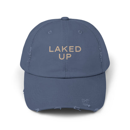 Laked Up Distressed Baseball Hat