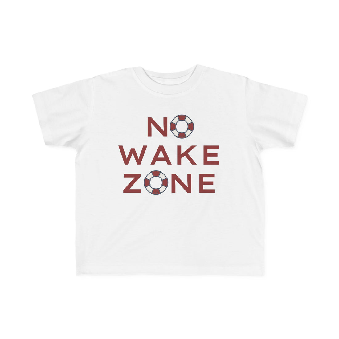 No Wake Zone Toddler Jersey Tee