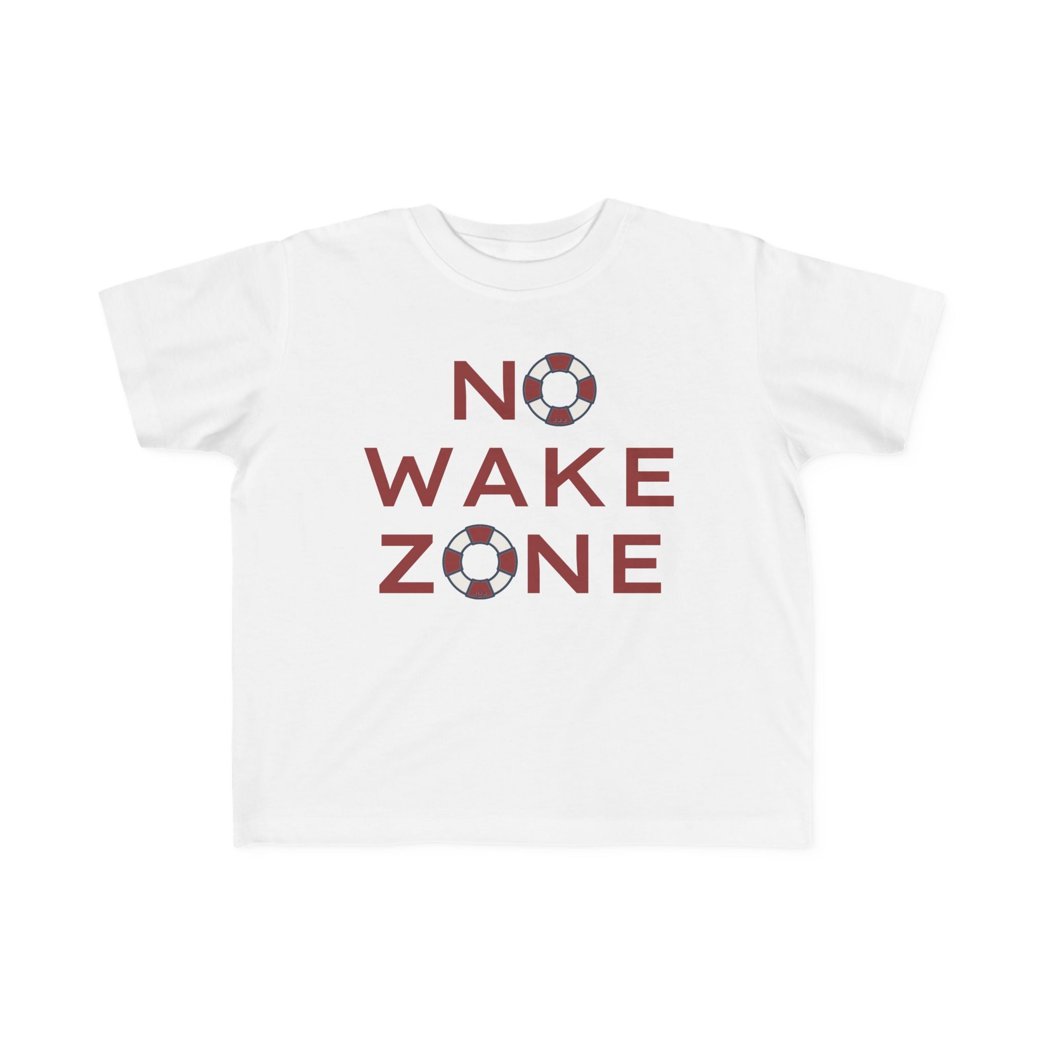 No Wake Zone Toddler Jersey Tee