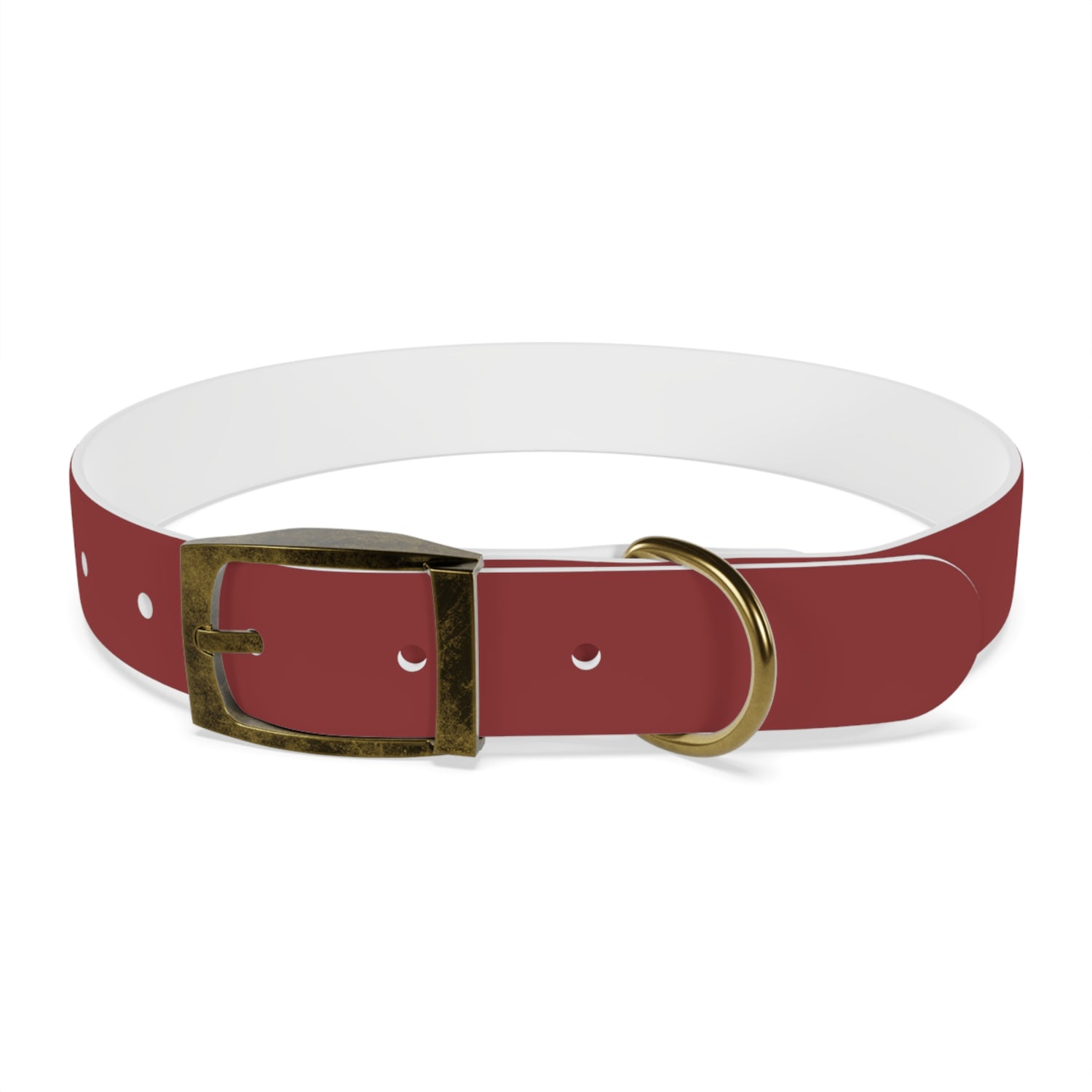 Classic Red Waterproof Dog Collar