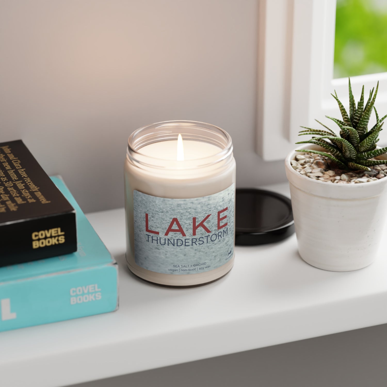 Lake Thunderstorm Candle