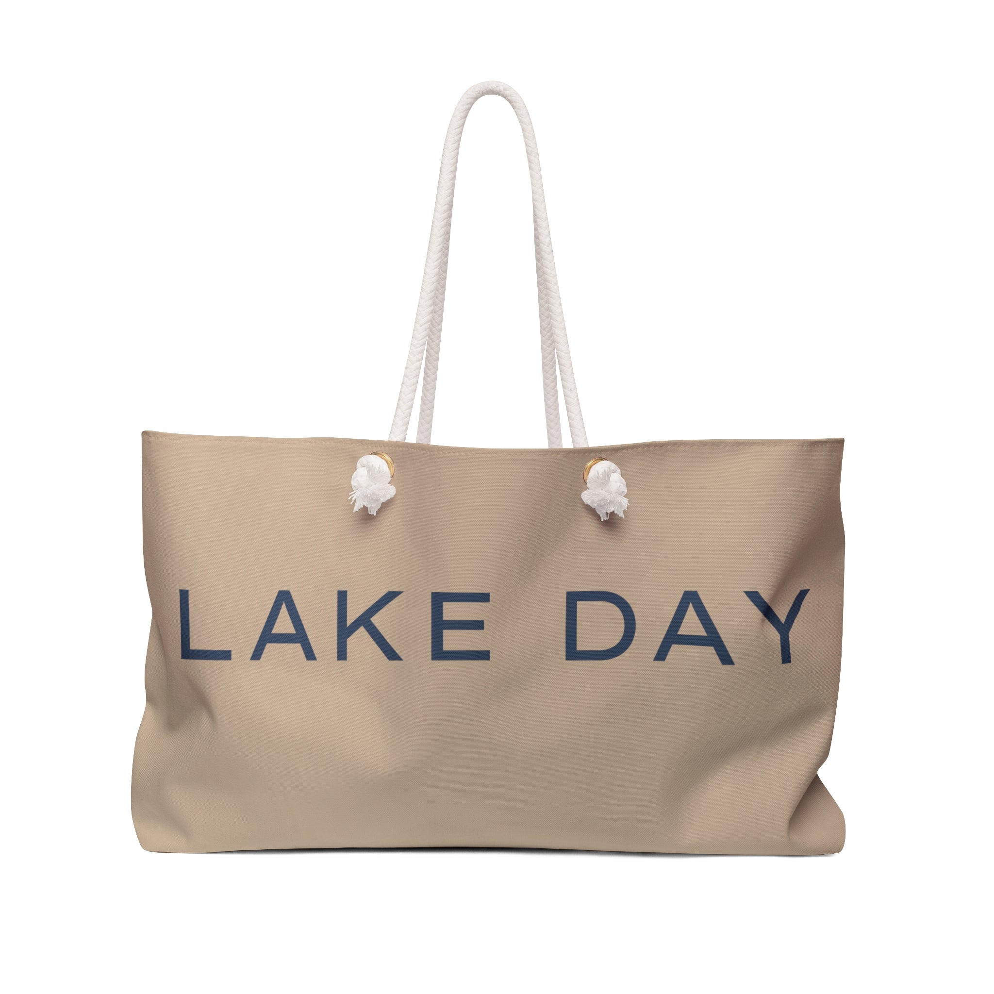 Anchors Away Dual Pattern Lake Day Weekender Bag