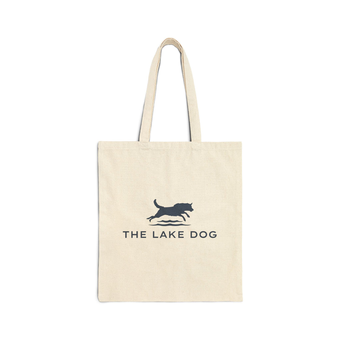 The Lake Dog Cotton Canvas Tote Bag