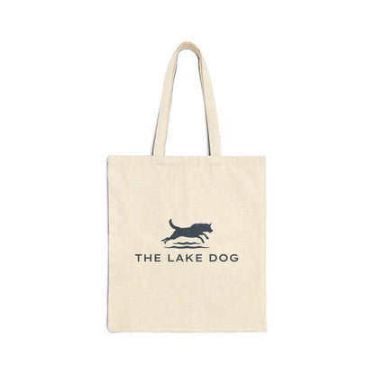 The Lake Dog Cotton Canvas Tote Bag