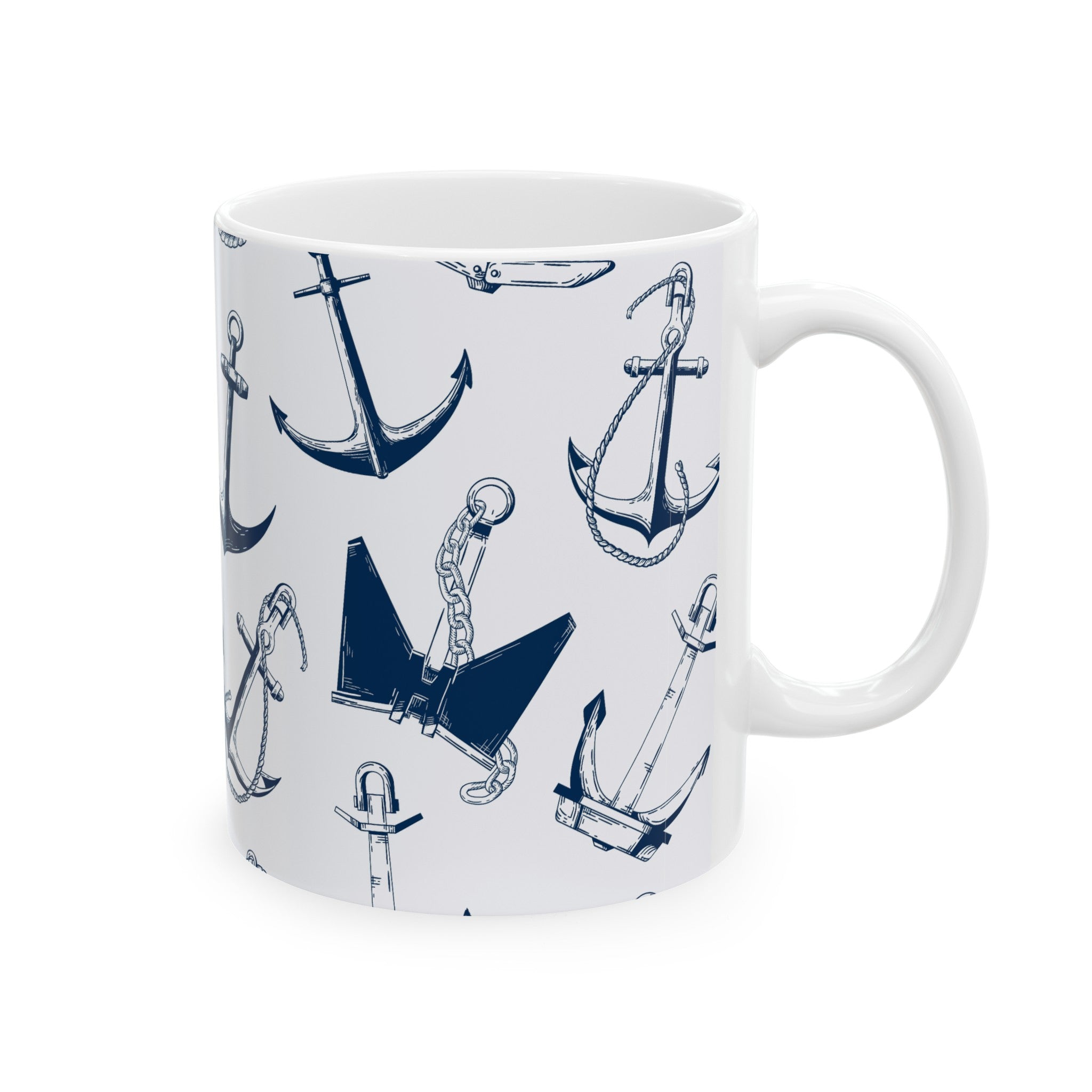 Anchors Away Ceramic Mug, (11oz, 15oz)