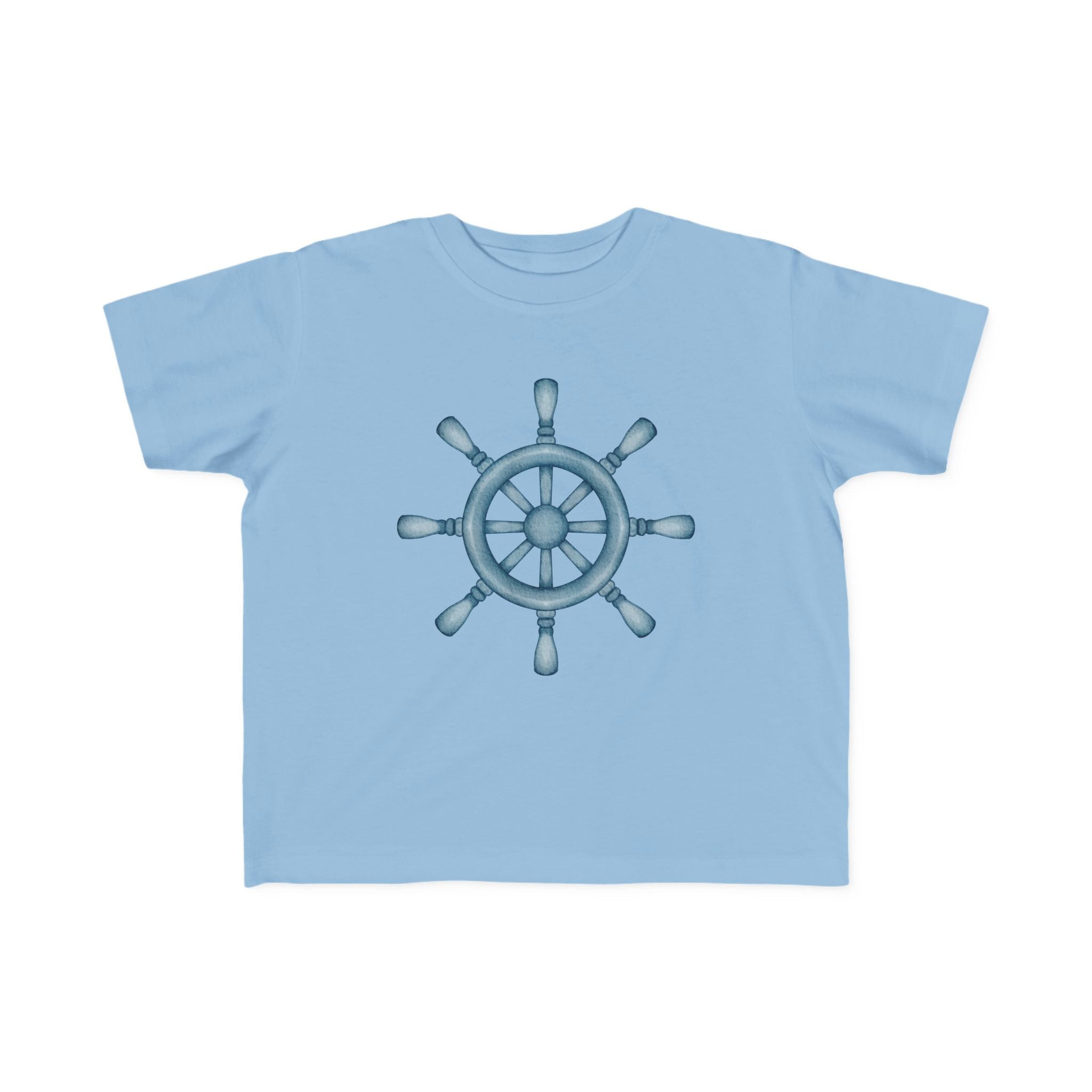 Watercolor Wheel Toddler Jersey Tee