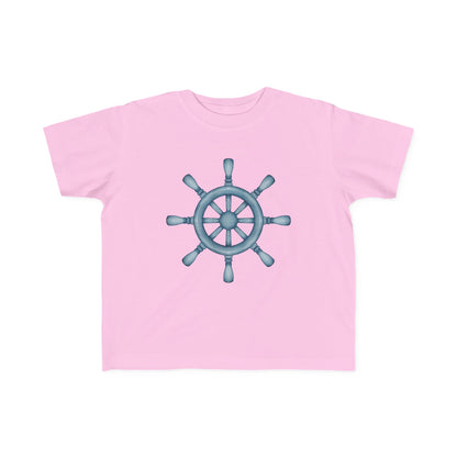 Watercolor Wheel Toddler Jersey Tee