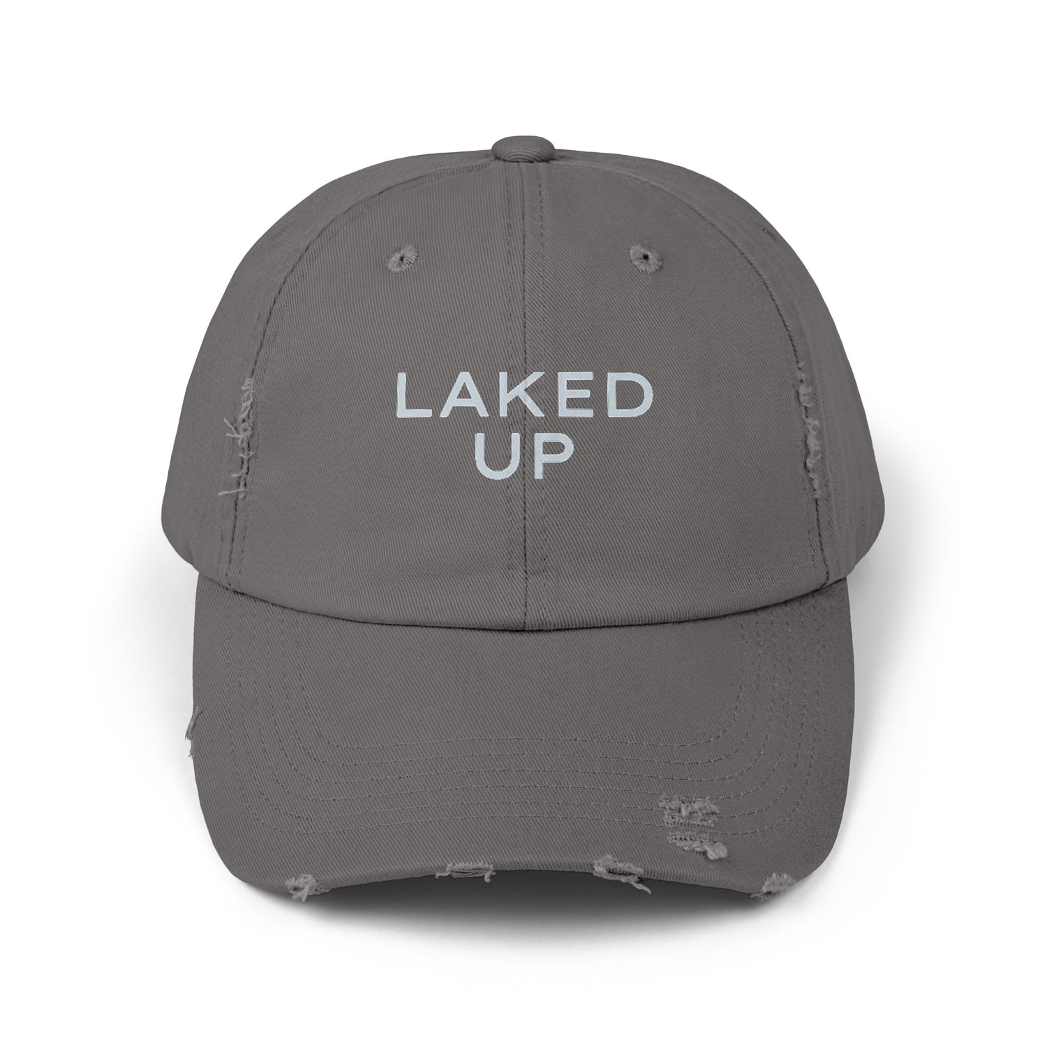 Laked Up Distressed Baseball Hat