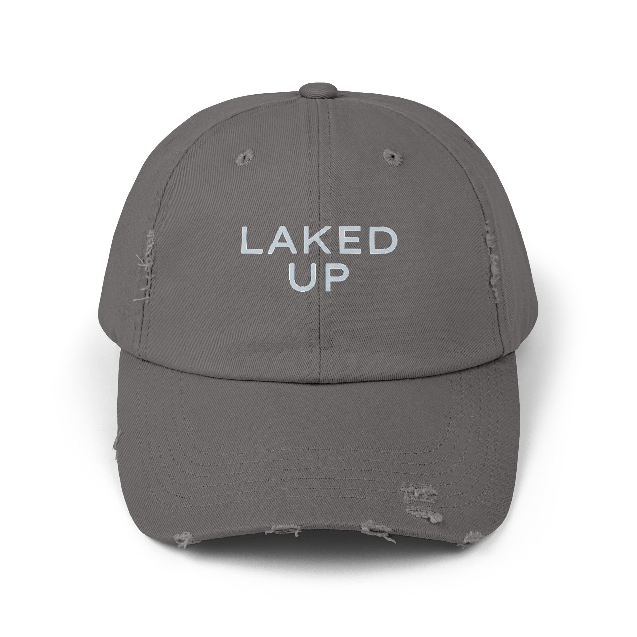 Laked Up Distressed Baseball Hat