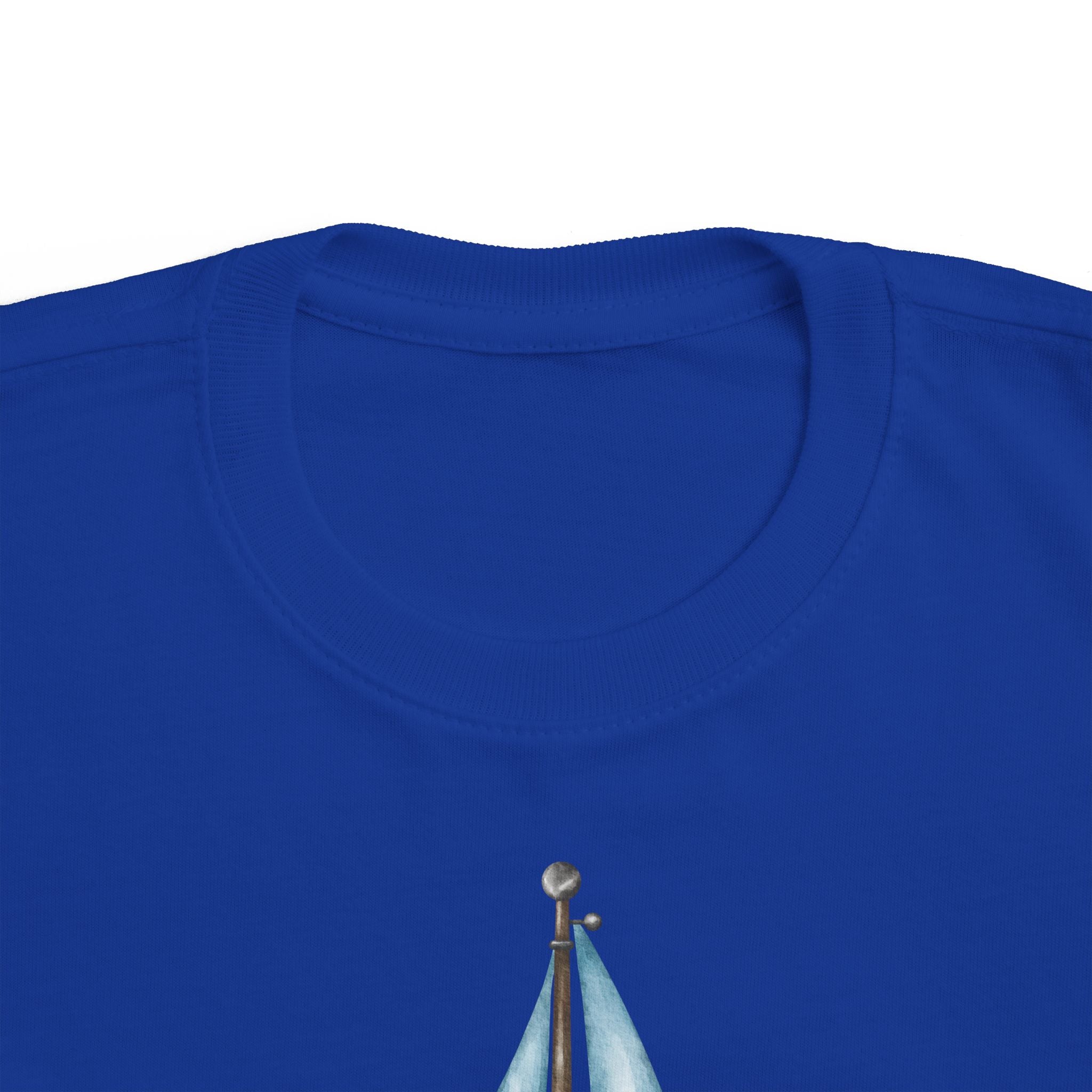 Watercolor Sailboat Toddler Jersey Tee - Color