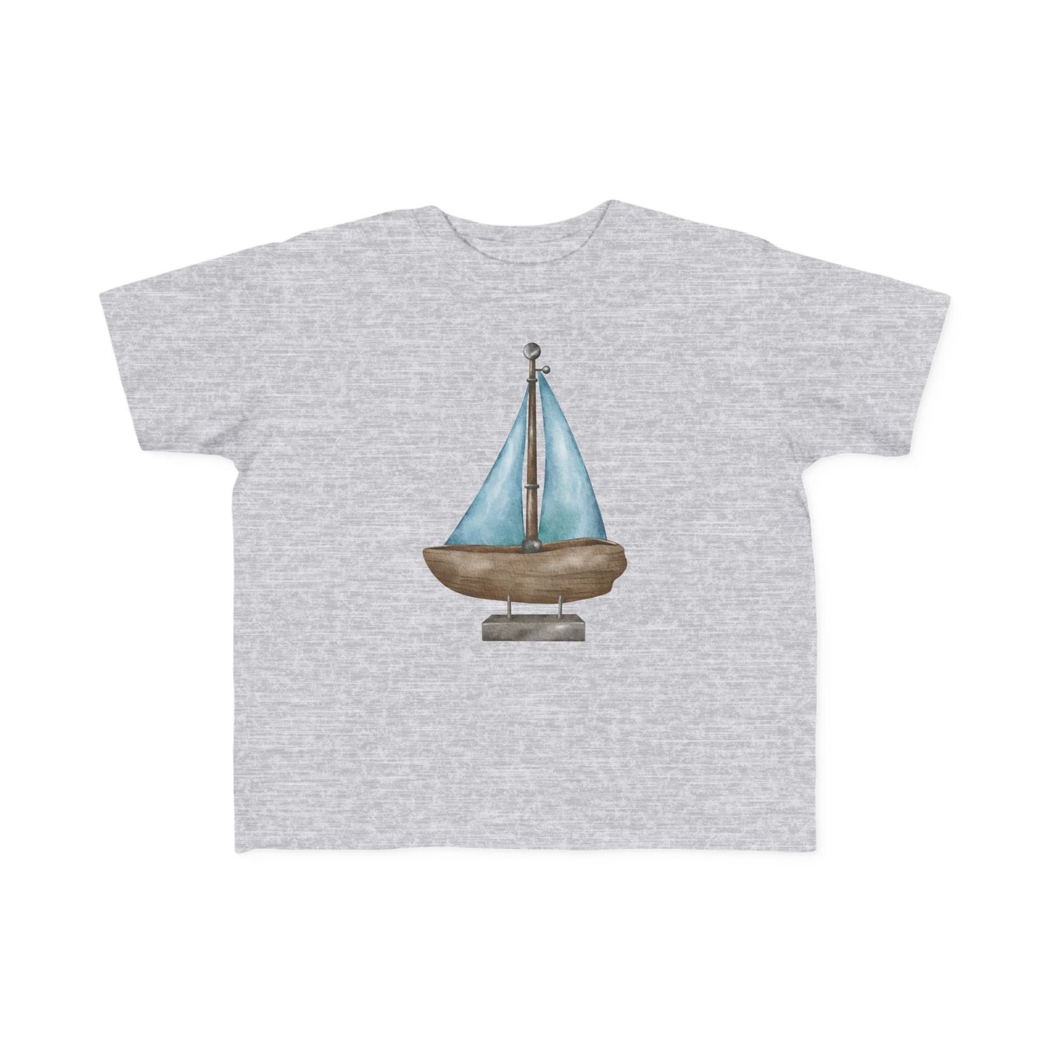 Watercolor Sailboat Toddler Jersey Tee - Light