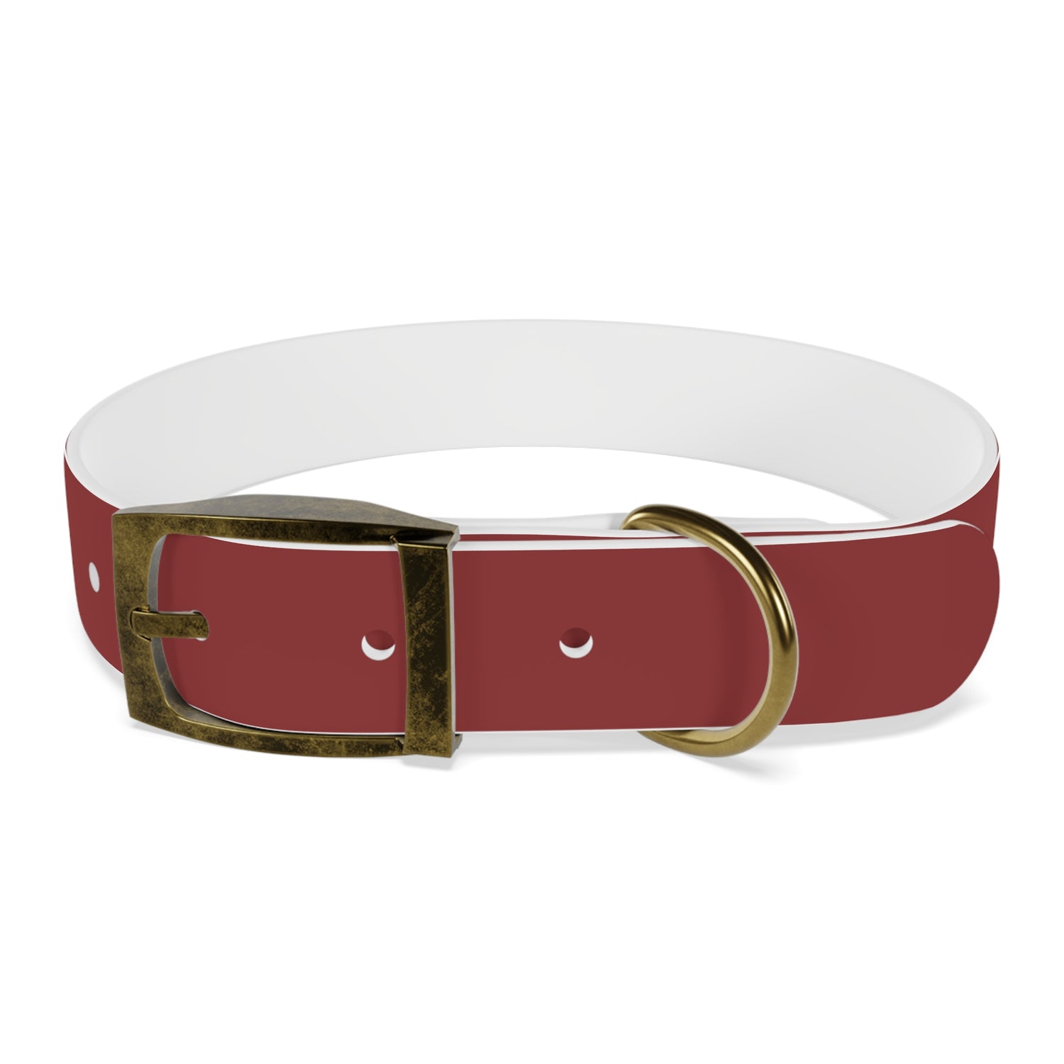 Classic Red Waterproof Dog Collar