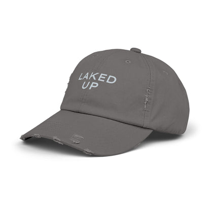 Laked Up Distressed Baseball Hat