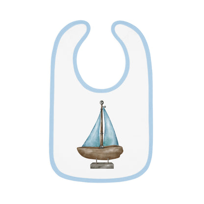 Nautical Baby Jersey Bib