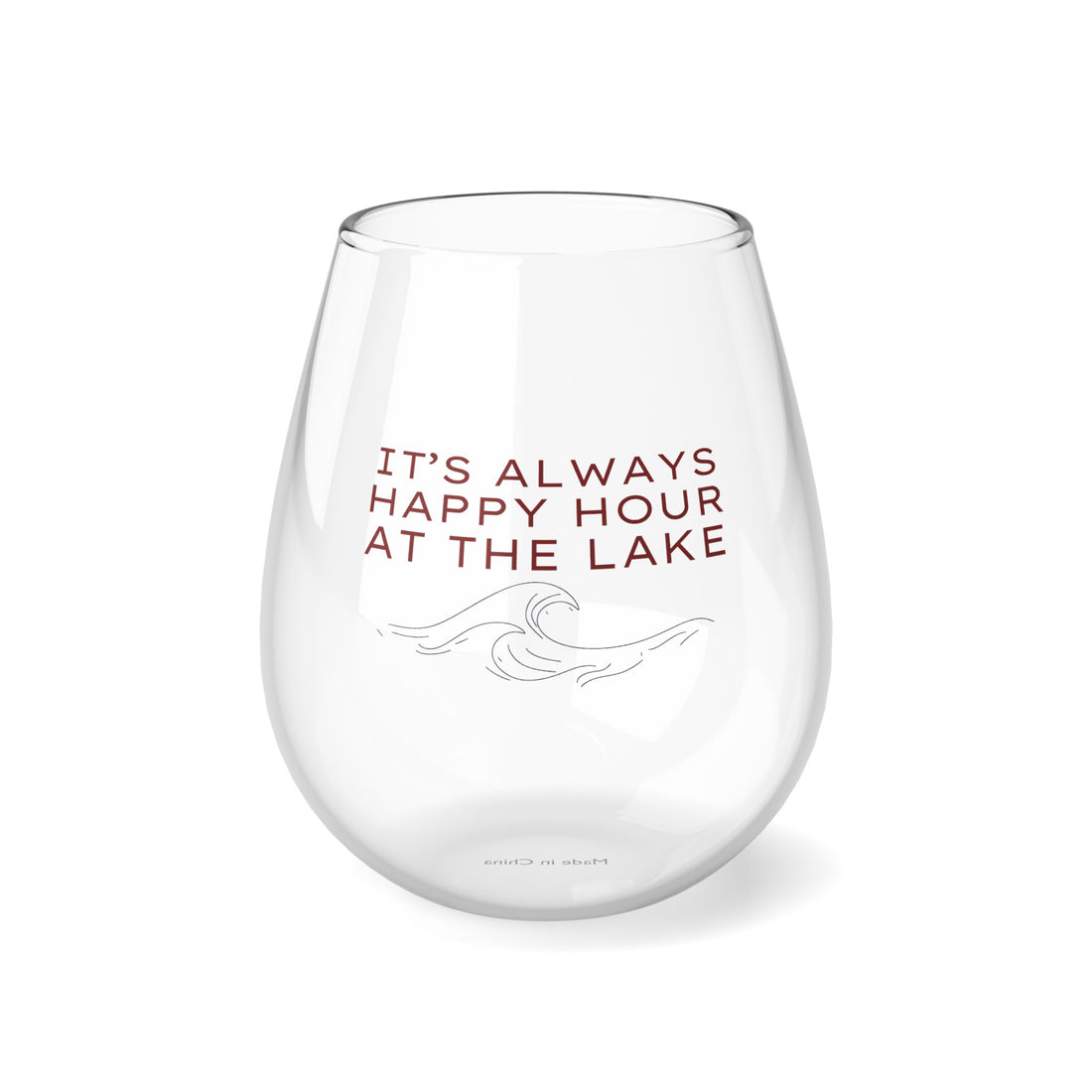 Stemless Wine Glass, 11.75oz