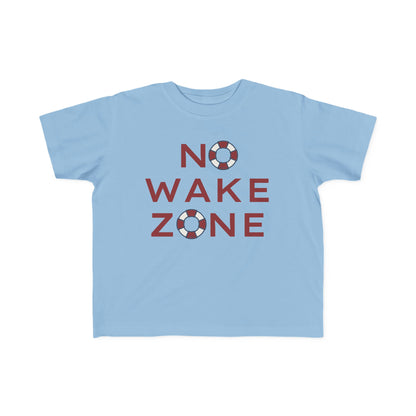 No Wake Zone Toddler Jersey Tee