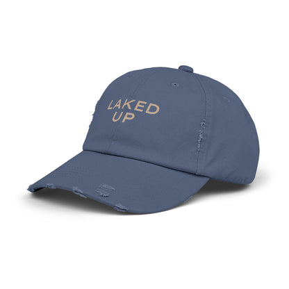 Laked Up Distressed Baseball Hat