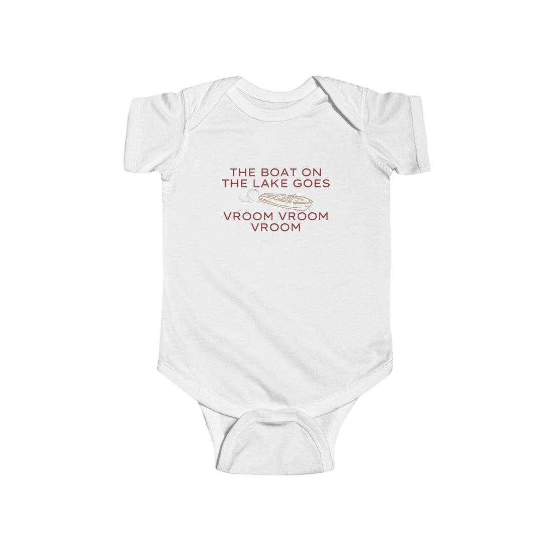 Boat on the Lake Infant Jersey Bodysuit