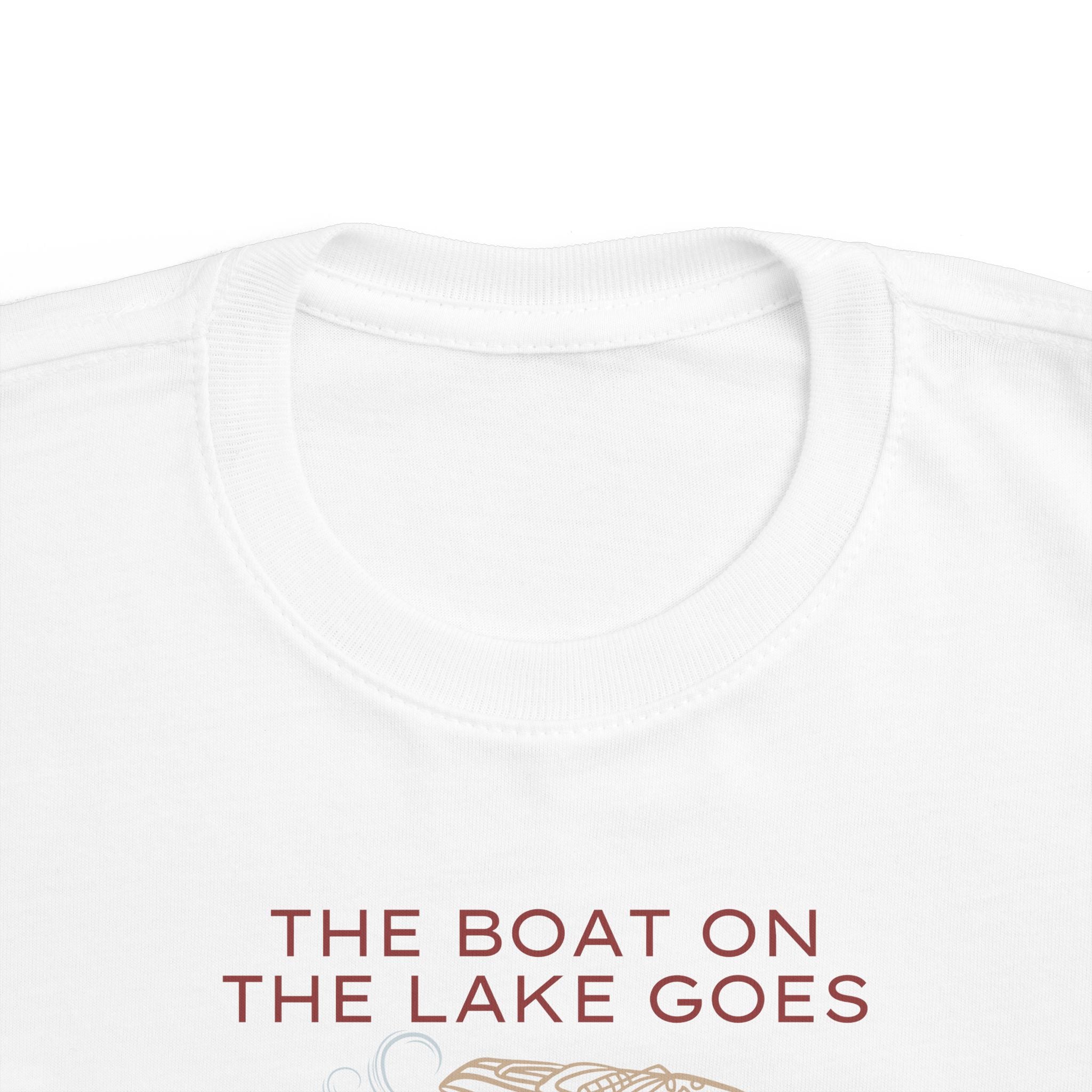 Boat on the Lake Toddler Jersey Tee