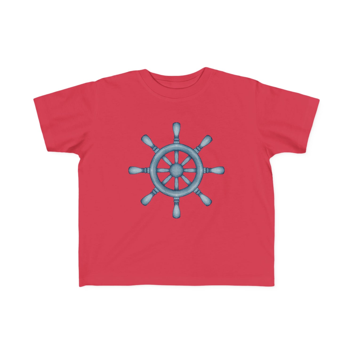 Watercolor Wheel Toddler Jersey Tee