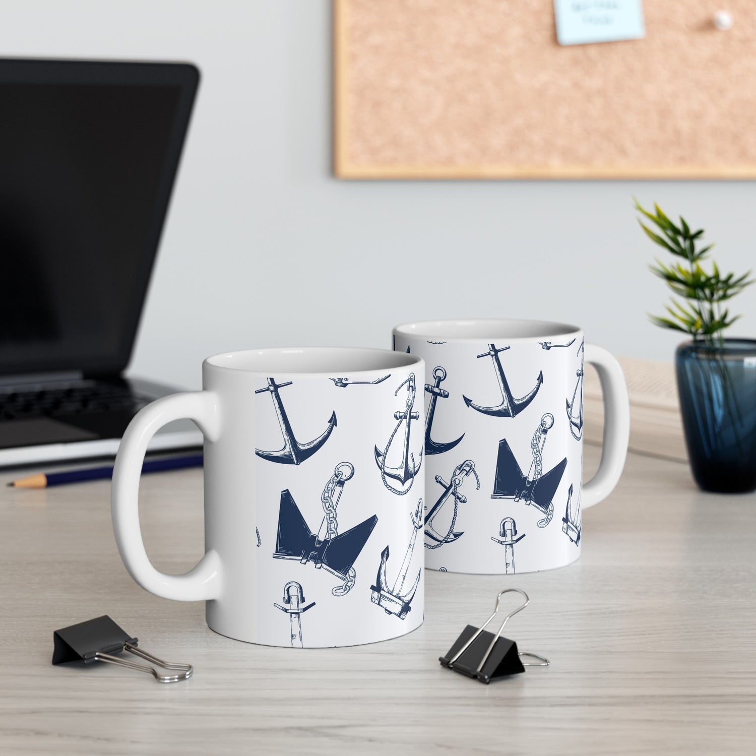 Anchors Away Ceramic Mug, (11oz, 15oz)