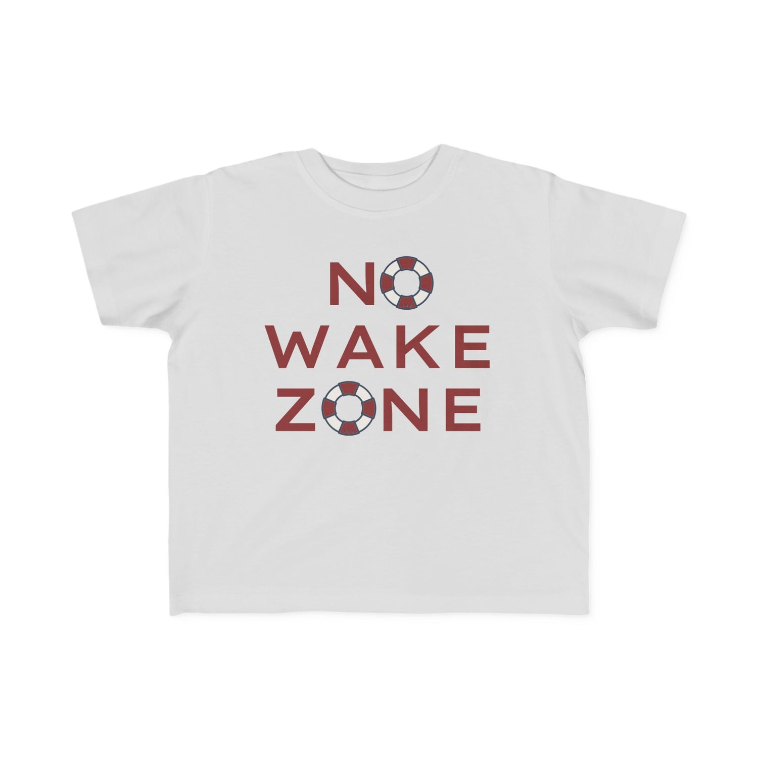 No Wake Zone Toddler Jersey Tee