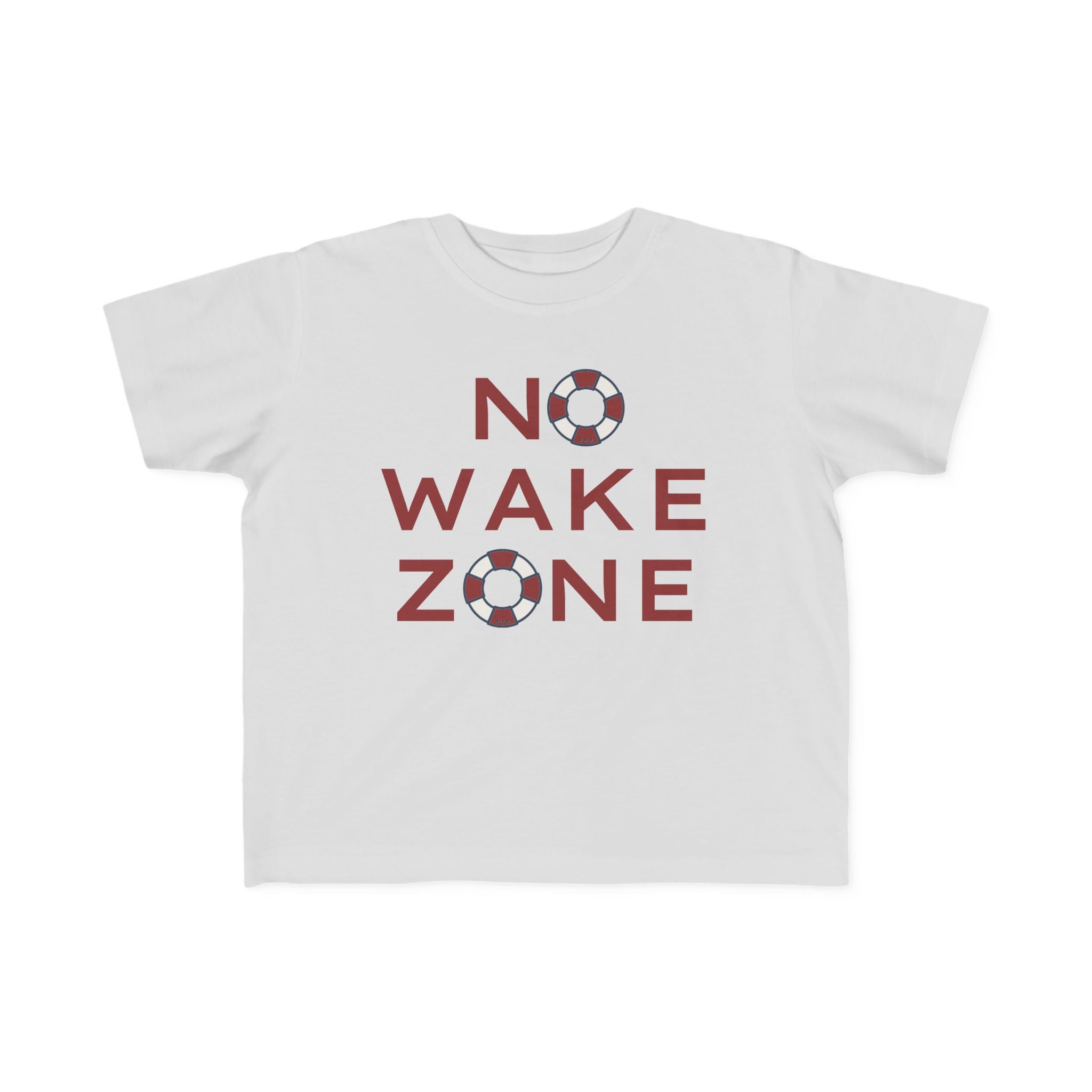 No Wake Zone Toddler Jersey Tee