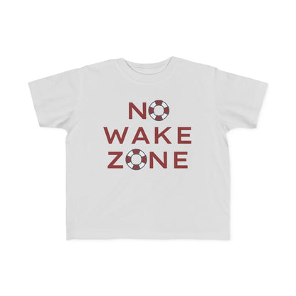 No Wake Zone Toddler Jersey Tee