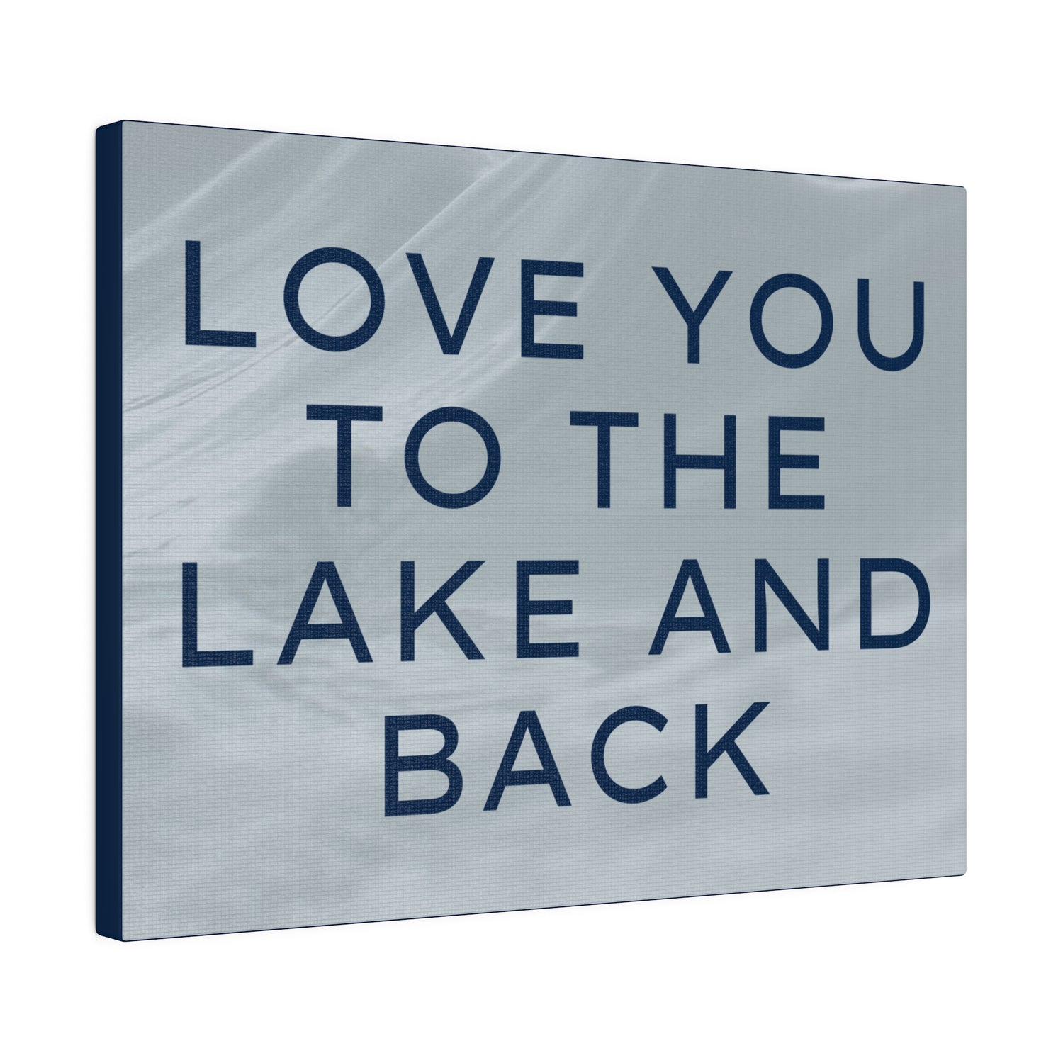 Lake and Back Canvas Print