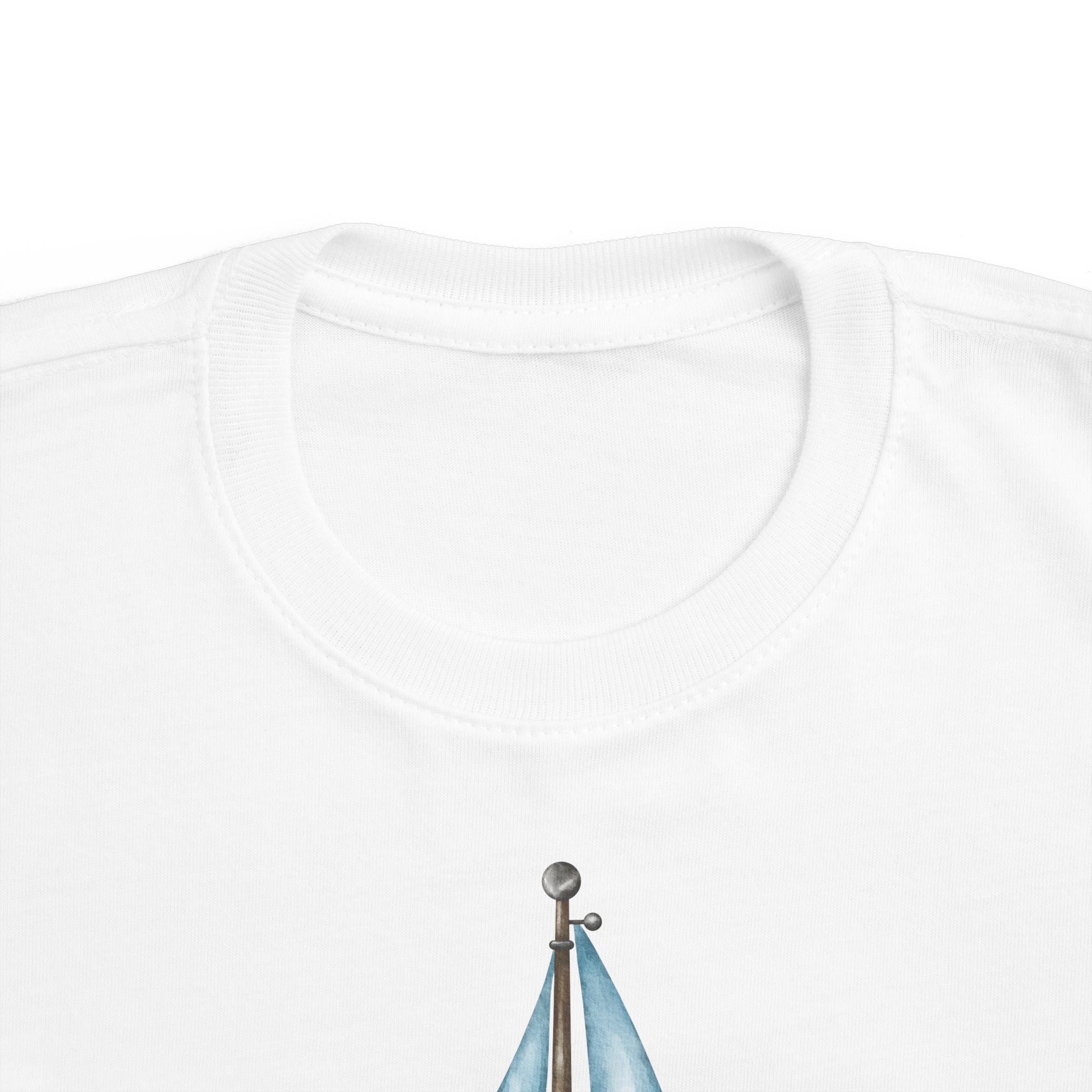 Watercolor Sailboat Toddler Jersey Tee - Light