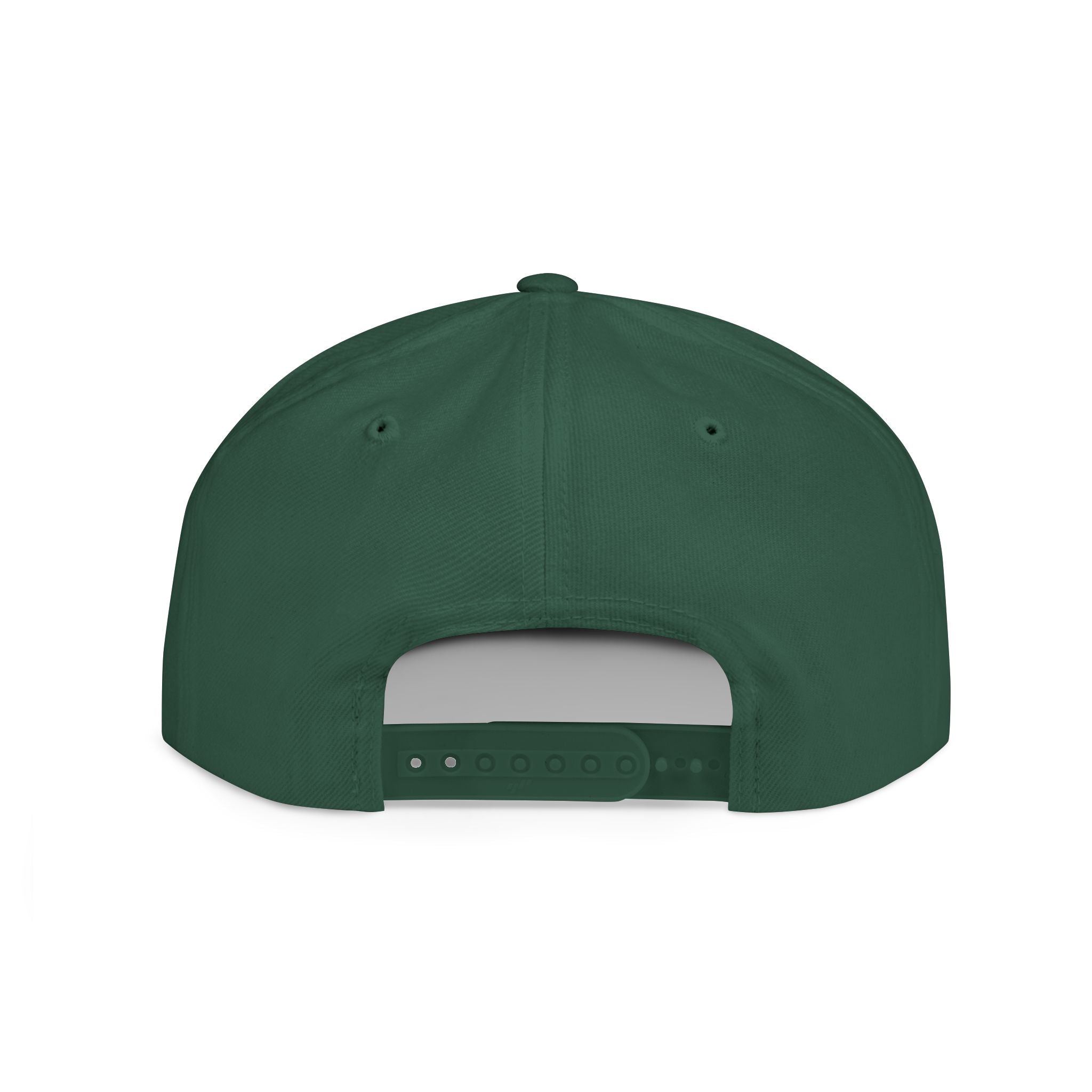 The Lake Dog Embroidered Signature Flat Bill Snapback