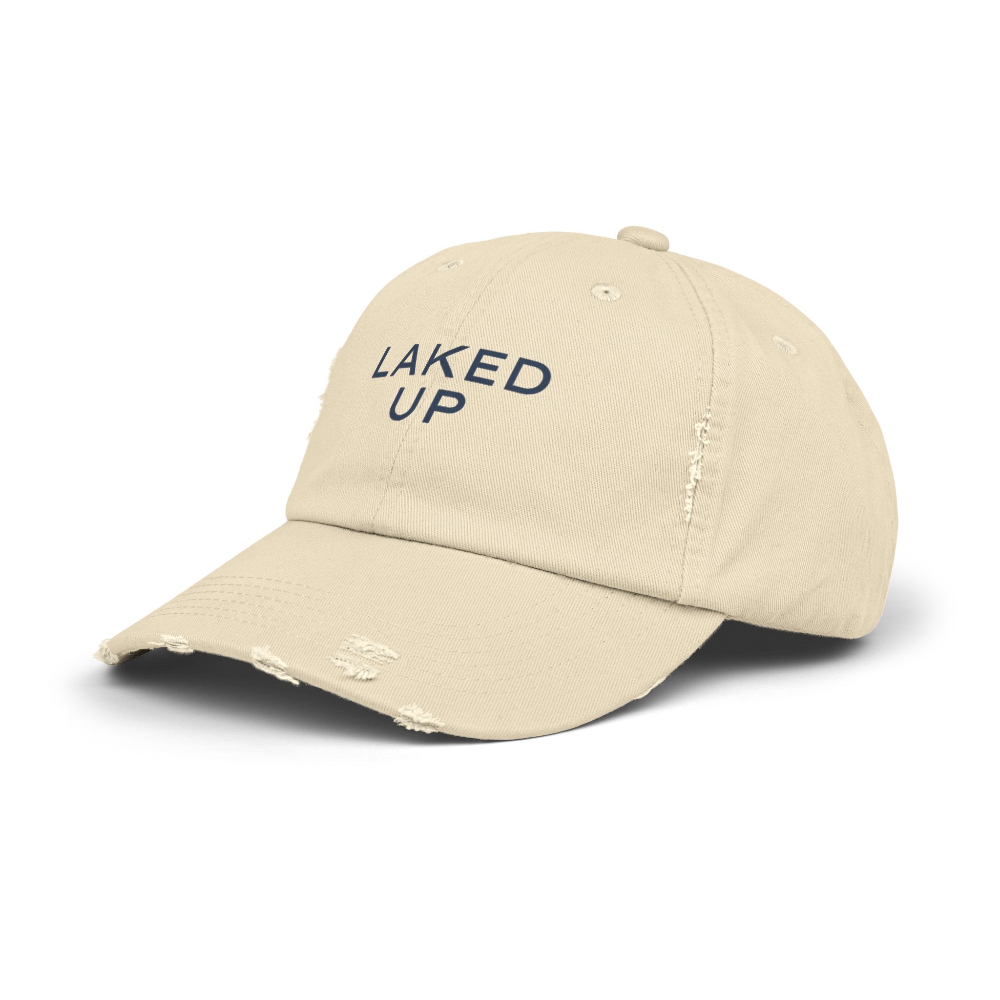 Laked Up Distressed Baseball Hat