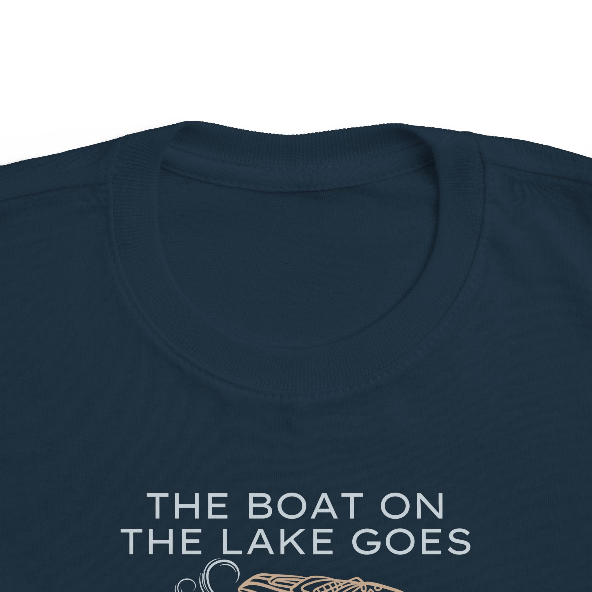 Boat on the Lake Toddler Jersey Tee