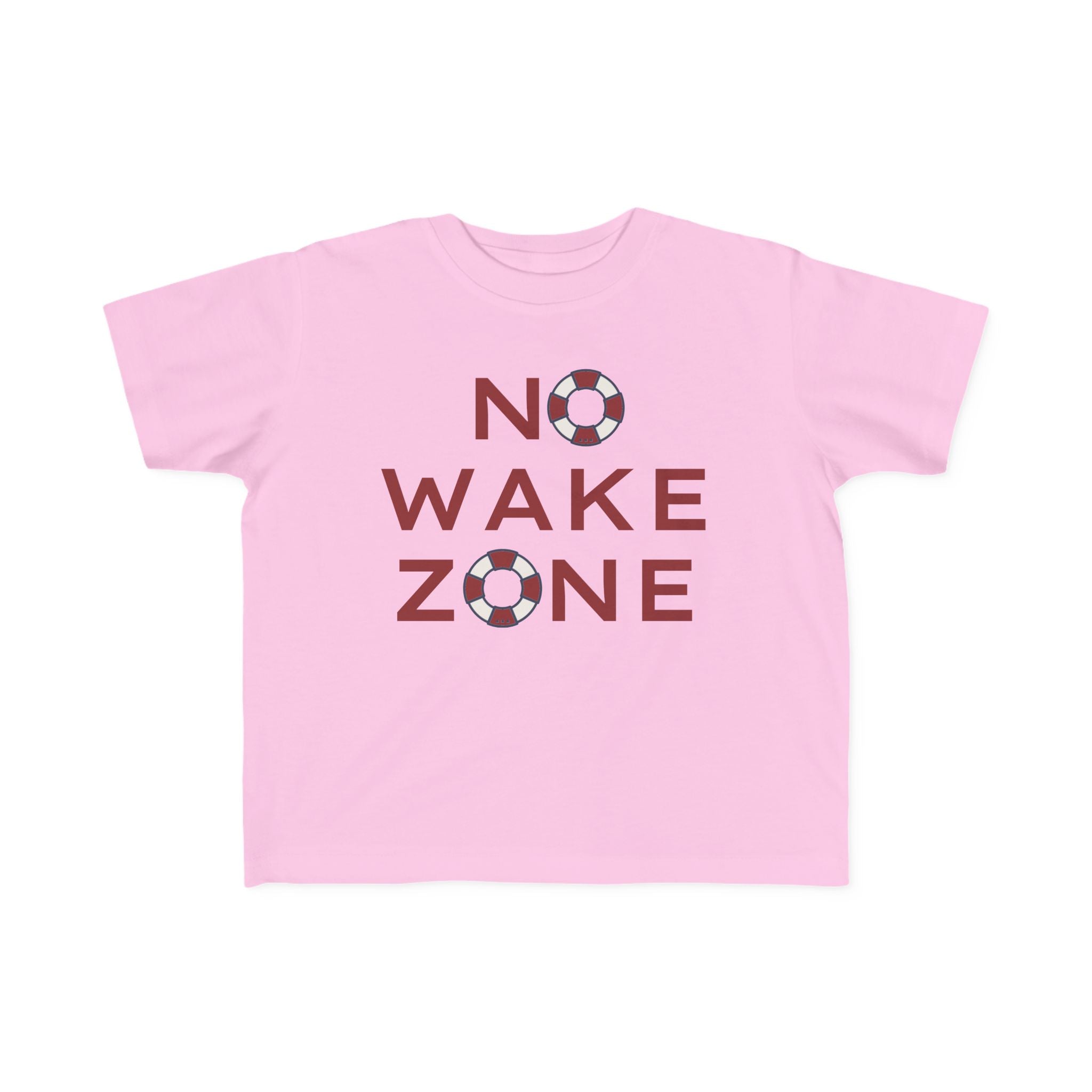 No Wake Zone Toddler Jersey Tee