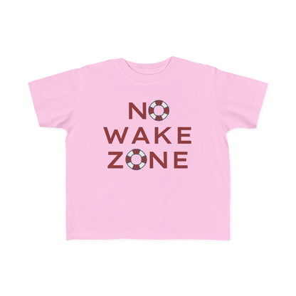 No Wake Zone Toddler Jersey Tee