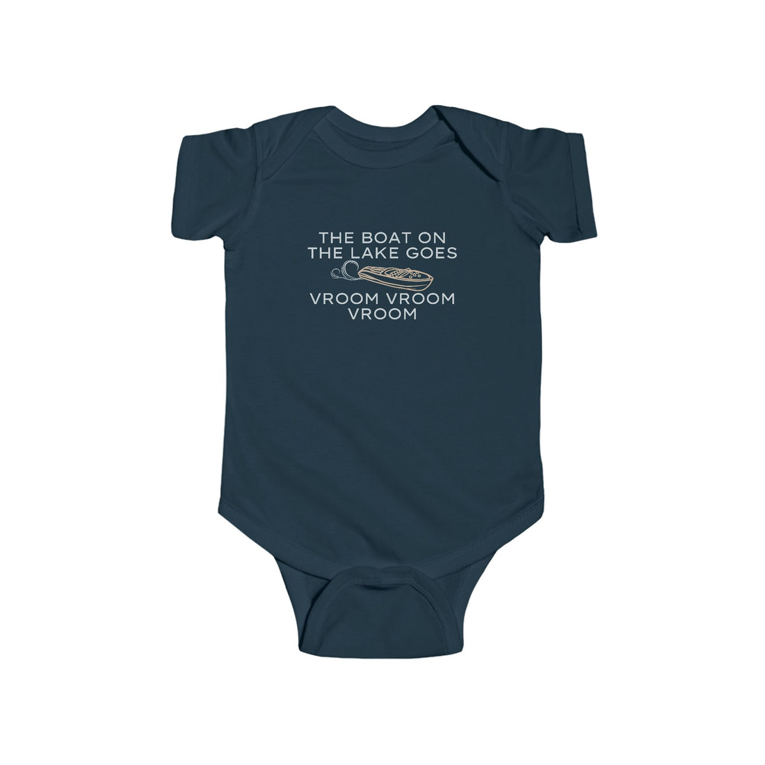 Boat on the Lake Infant Jersey Bodysuit