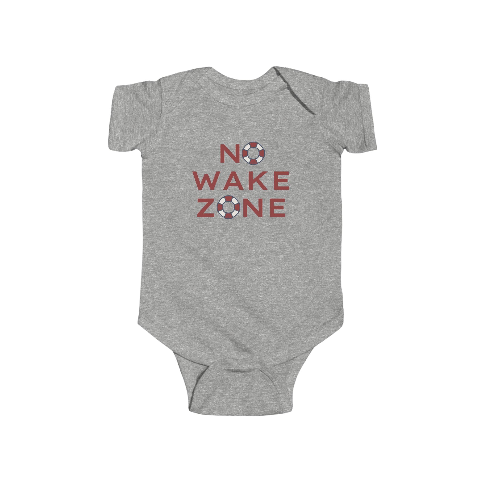 No Wake Zone Infant Jersey Bodysuit