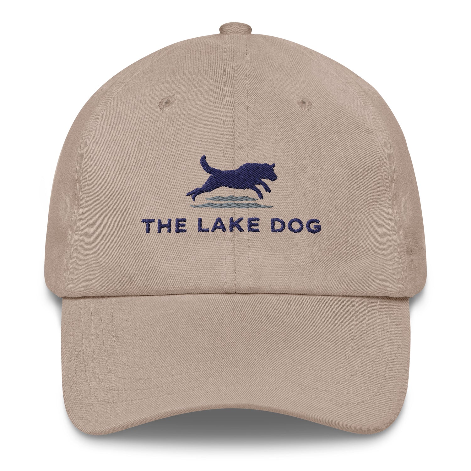 The Lake Dog Embroidered Baseball Hat