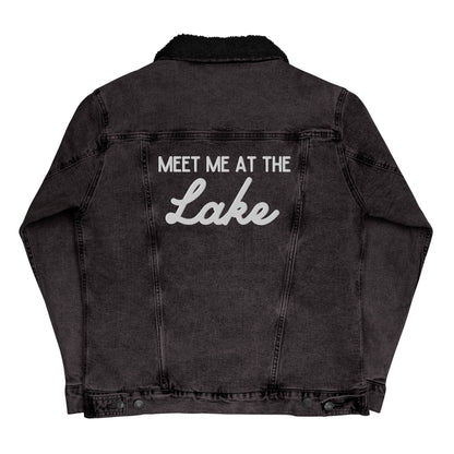 Meet Me at the Lake Embroidered Denim Jacket