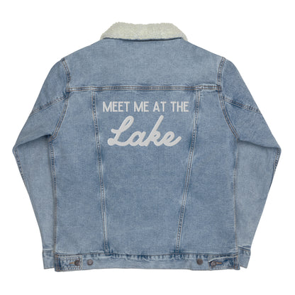 Meet Me at the Lake Embroidered Denim Jacket