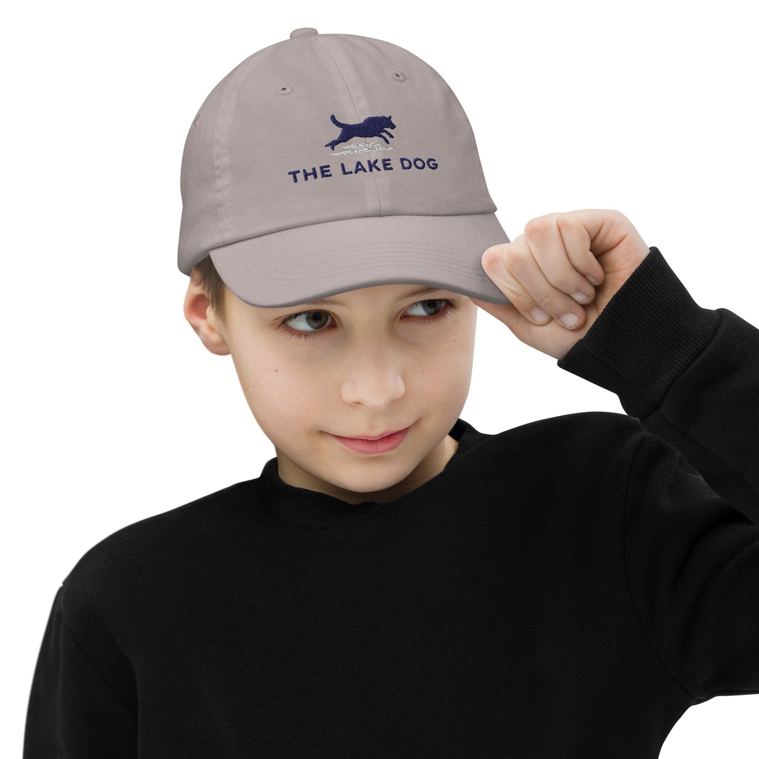 The Lake Dog Embroidered Youth Baseball Hat