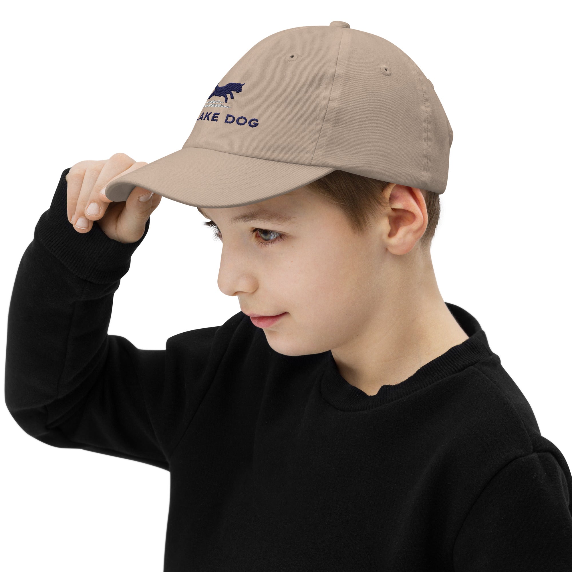 The Lake Dog Embroidered Youth Baseball Hat