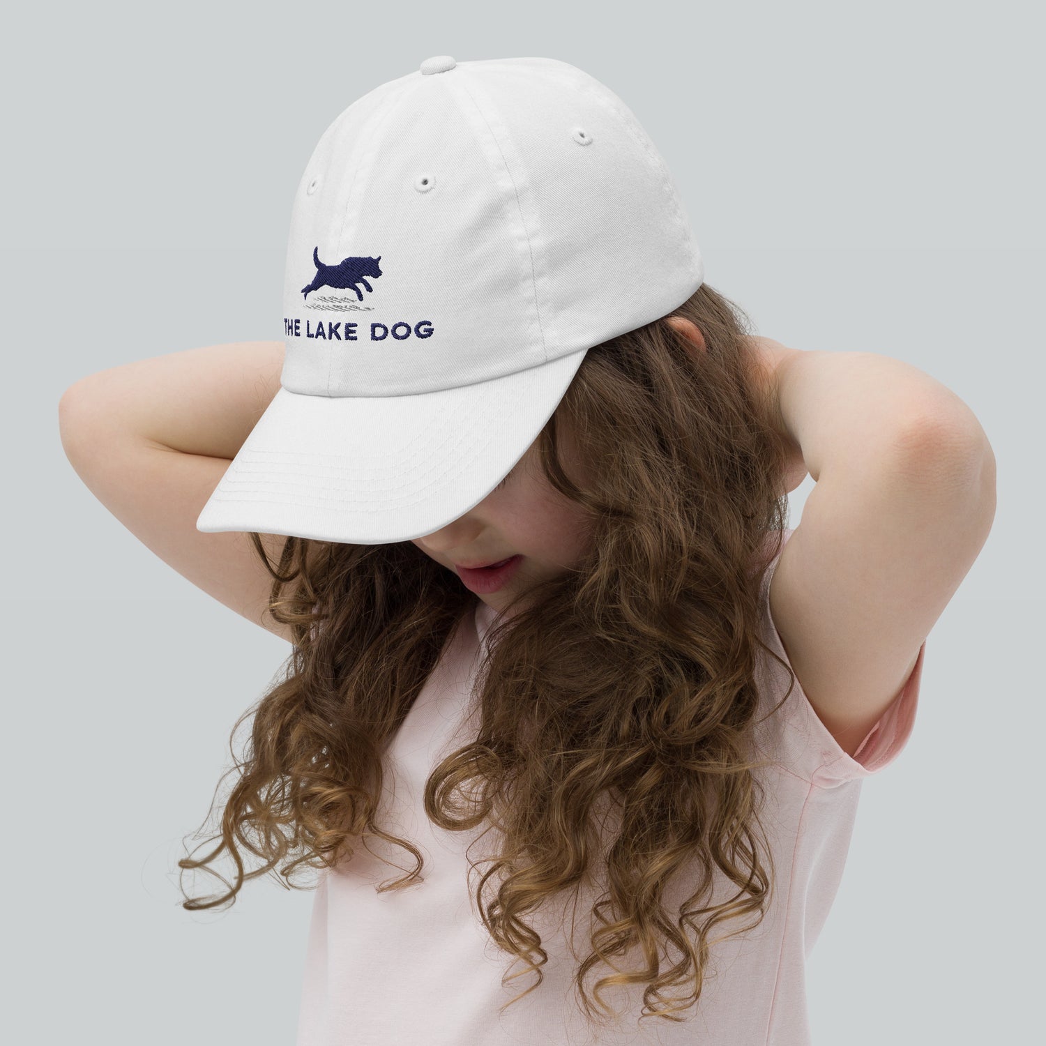 The Lake Dog Embroidered Youth Baseball Hat